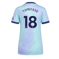 Dres Arsenal Takehiro Tomiyasu #18 Tretina pre Ženy 2024-25 Krátky Rukáv